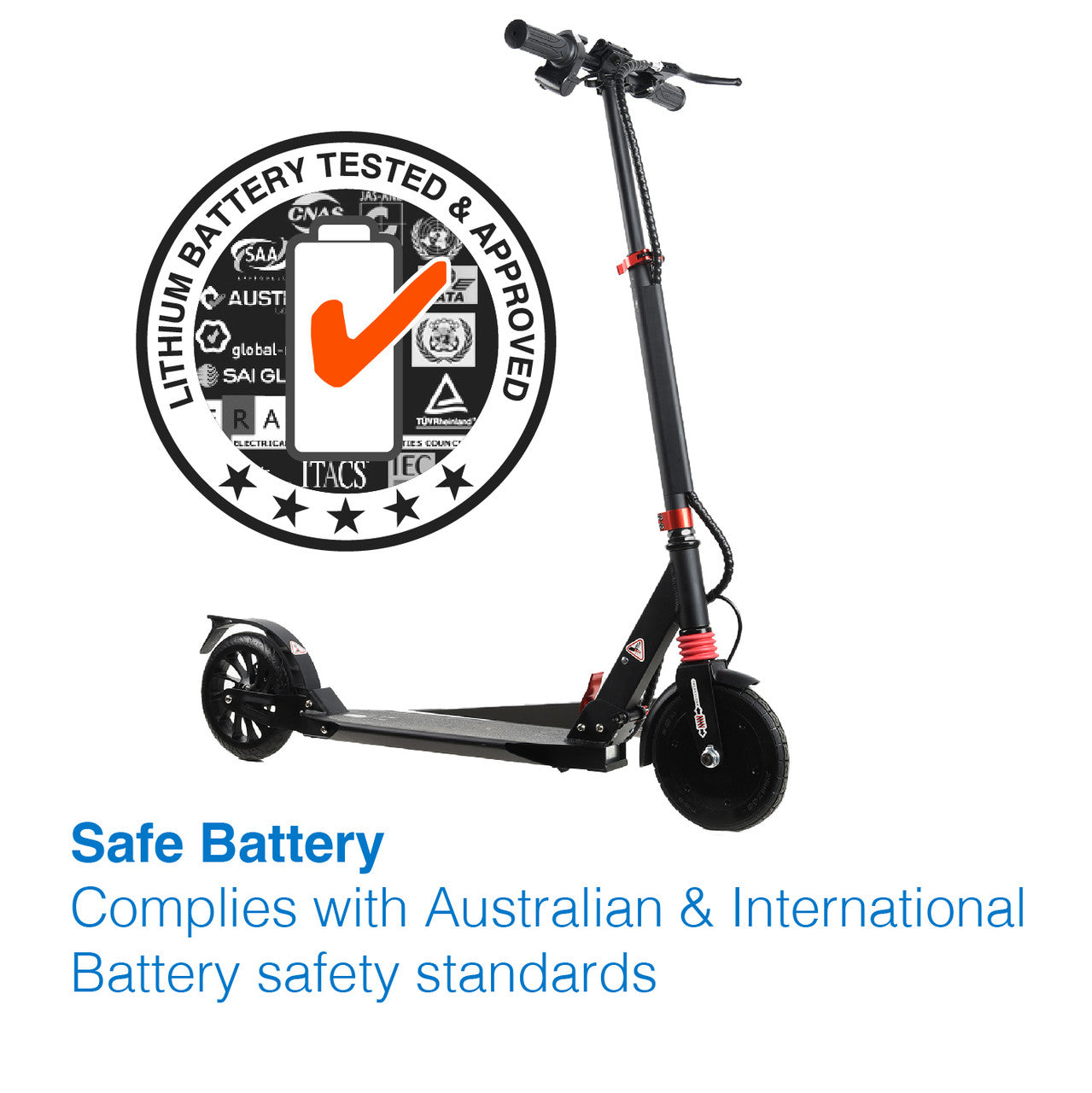 Navig8r Lightweight E-Scooter Dual Suspension