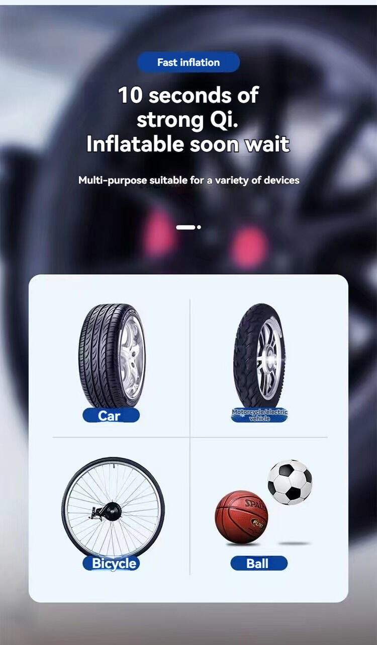 Car portable car motorcycle tire automatic inflator