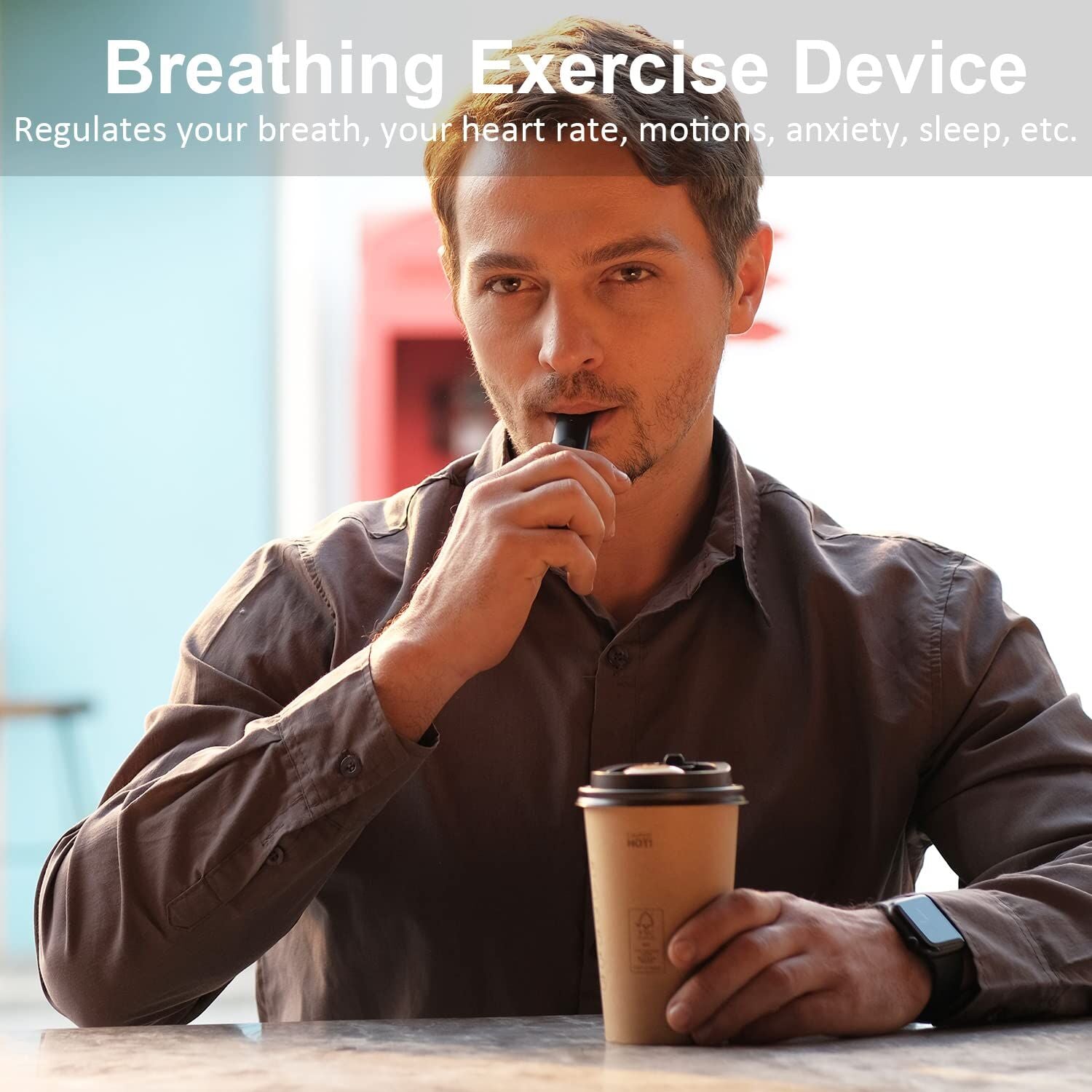 Portable Smart Breathing Trainer β Rechargeable Respiratory Exercise Device with LED Progress Bar | Boost Lung Capacity & Endurance for Athletes, Runners & Fitness Enthusiasts