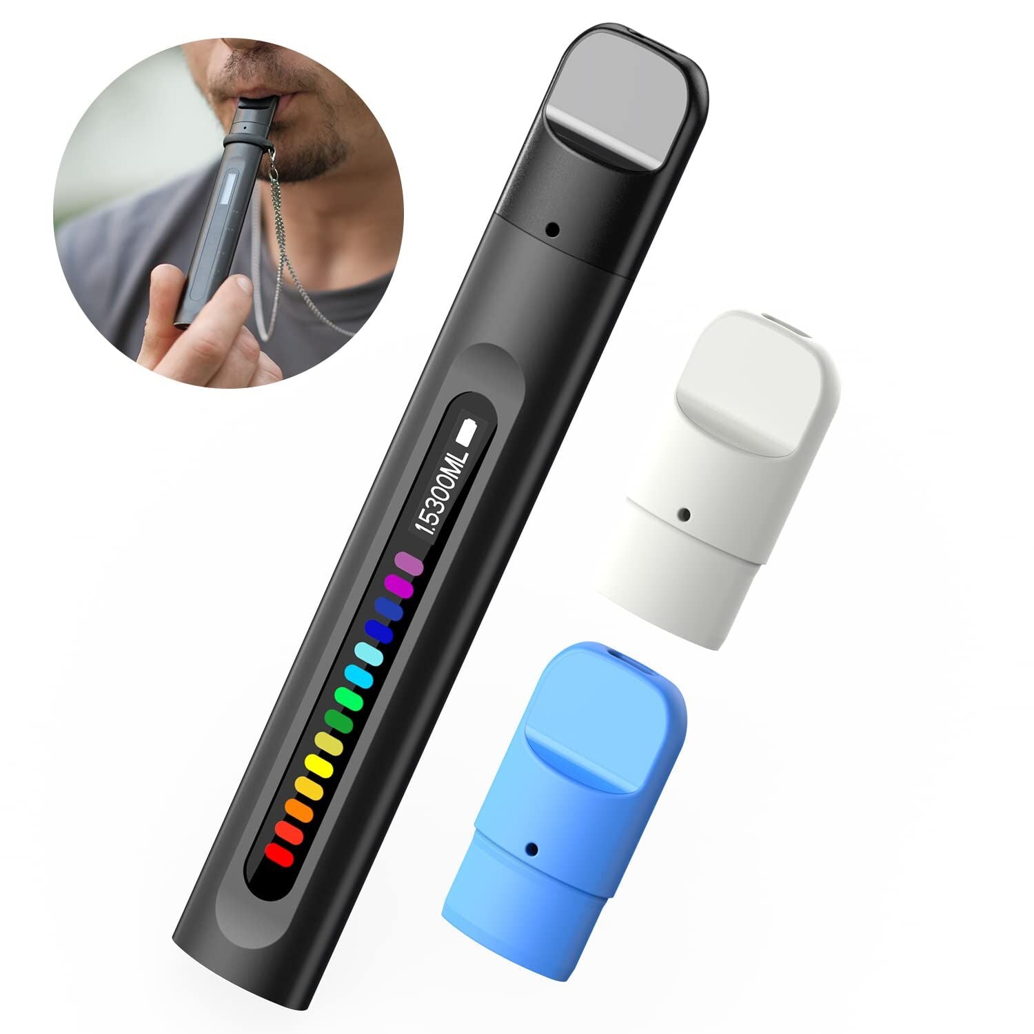 Portable Smart Breathing Trainer β Rechargeable Respiratory Exercise Device with LED Progress Bar | Boost Lung Capacity & Endurance for Athletes, Runners & Fitness Enthusiasts
