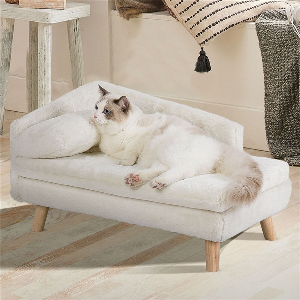 Medium 80x50x39cm Raised Dog Cat Bed Sofa Waterproof Portable