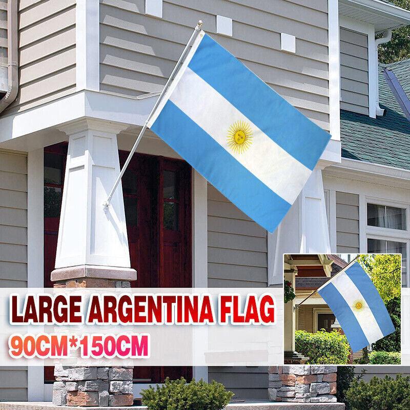 150 x 90cm Large Argentina Flag Argentine Argentinian National Outdoor Festival