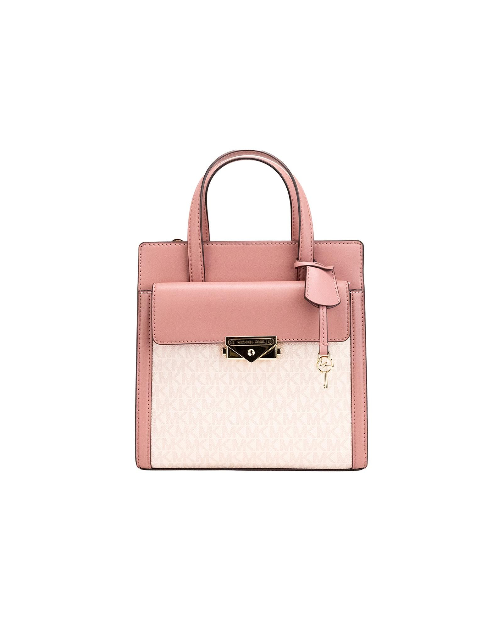 Cece Small Dark Powder Blush Flap Tote Crossbody Bag