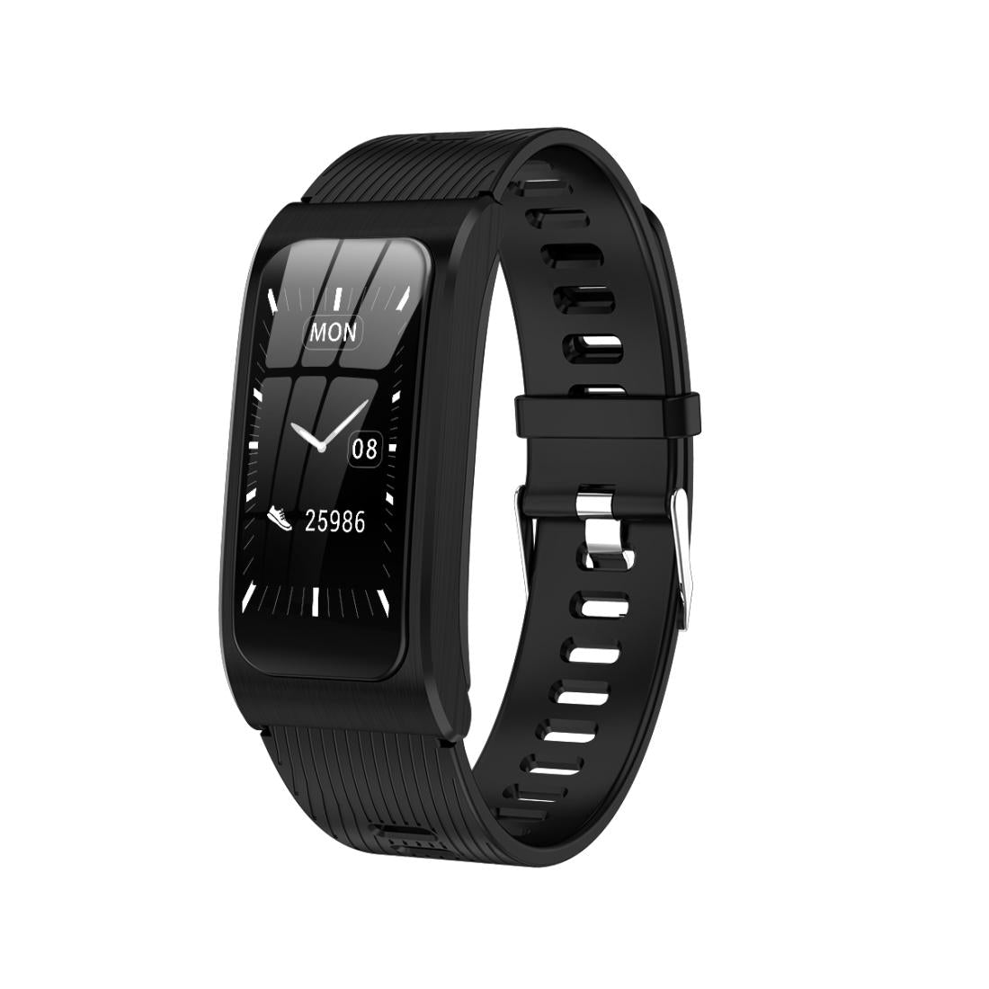 Waterproof Smart Watch With Heart Rate And Sleep Monitoring - Black