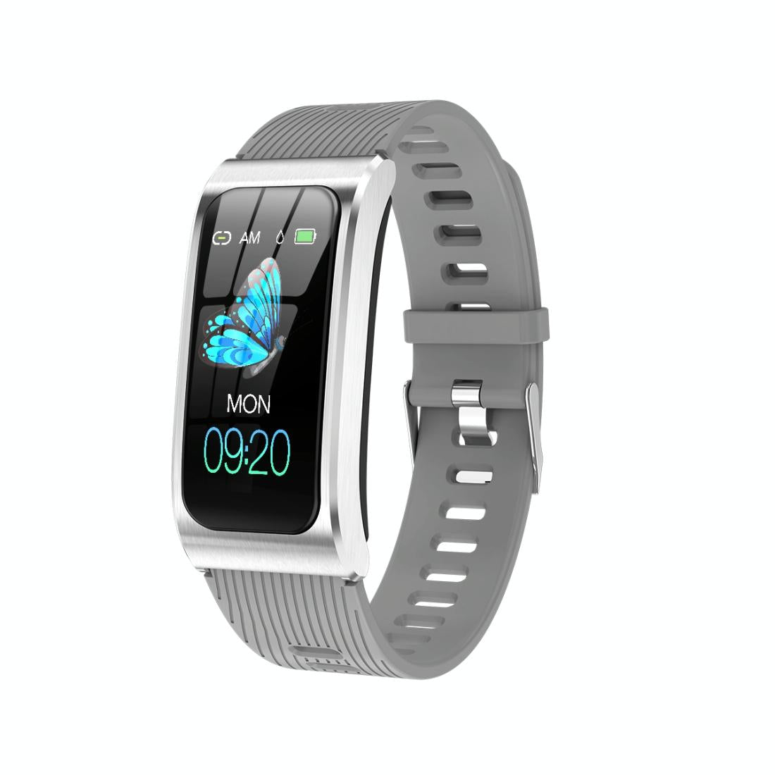 Waterproof Smart Watch With Heart Rate And Sleep Monitoring - Gray