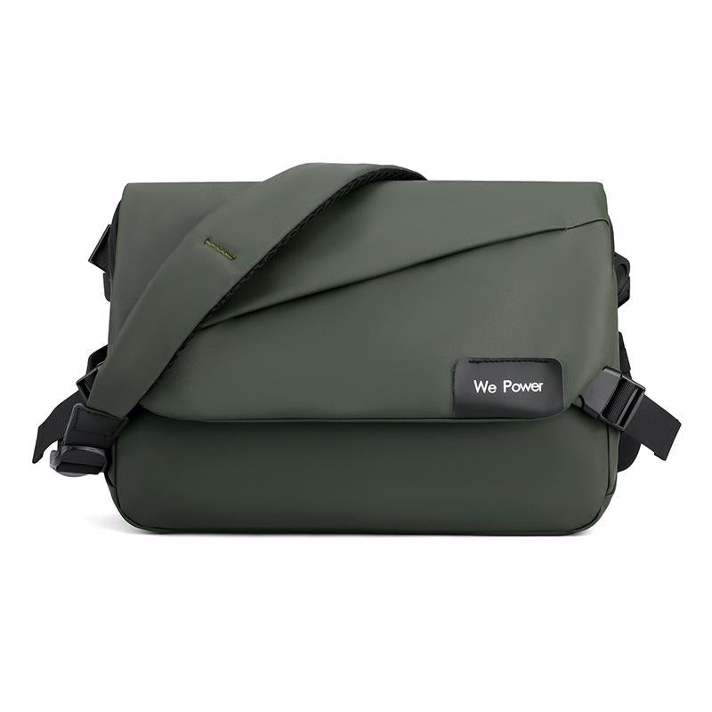 Large Capacity Waterproof Messenger Bag For Men - Army Green