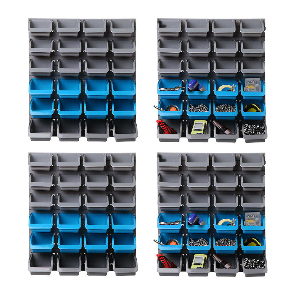 giantz-96-storage-bin-rack-wall-mounted-tool-parts-garage-shelving-organiser