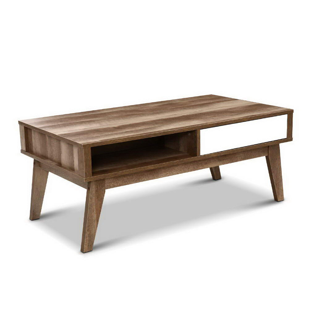 artiss-coffee-table-2-storage-drawers-open-shelf-scandinavian-wooden-white