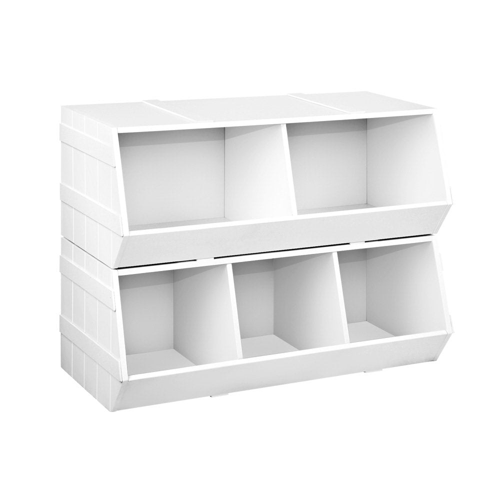 keezi-kids-toy-box-stackable-bookshelf-storage-organiser-bookcase-shelf