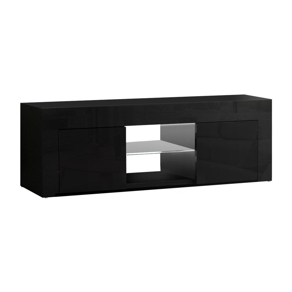 artiss-130cm-rgb-led-tv-stand-cabinet-entertainment-unit-gloss-furniture-black