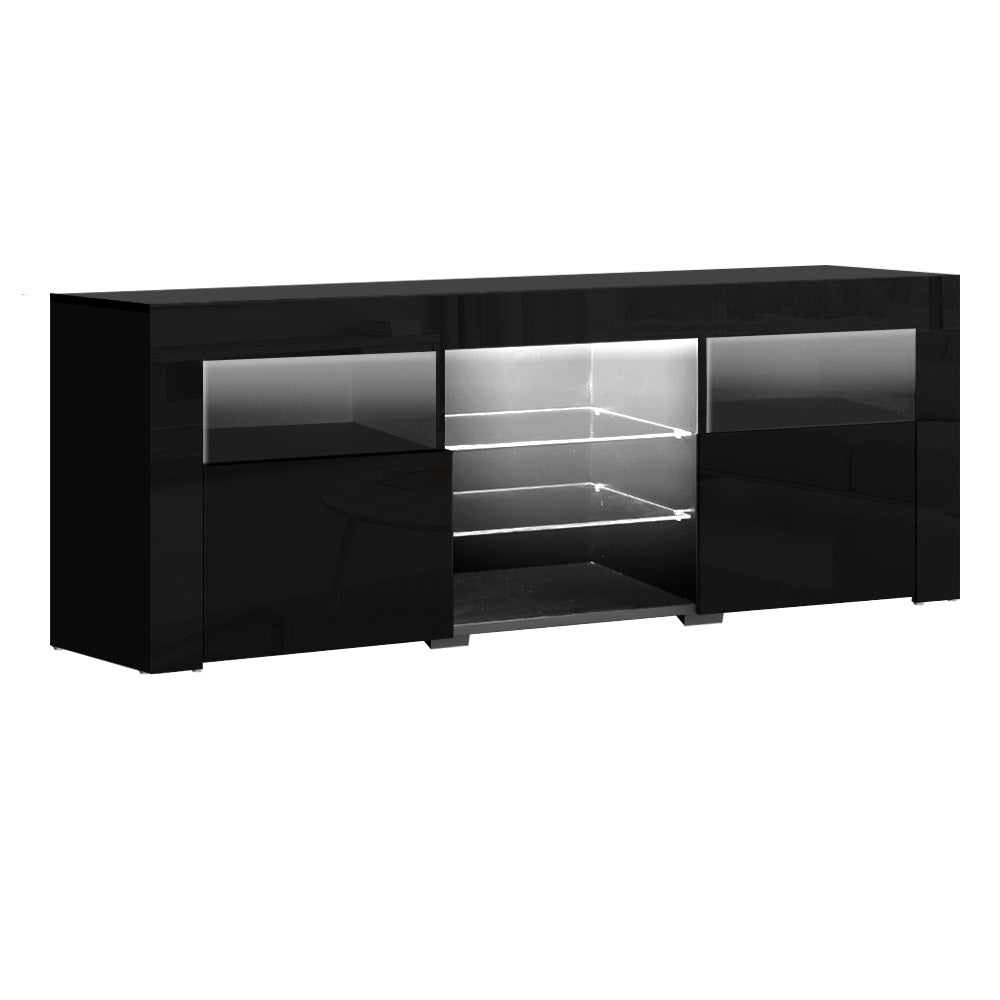 artiss-tv-cabinet-entertainment-unit-stand-rgb-led-gloss-furniture-160cm-black