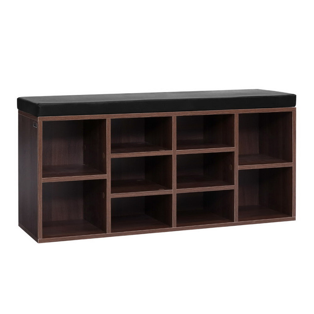artiss-shoe-cabinet-bench-shoes-storage-rack-organiser-shelf-cupboard-box-walnut