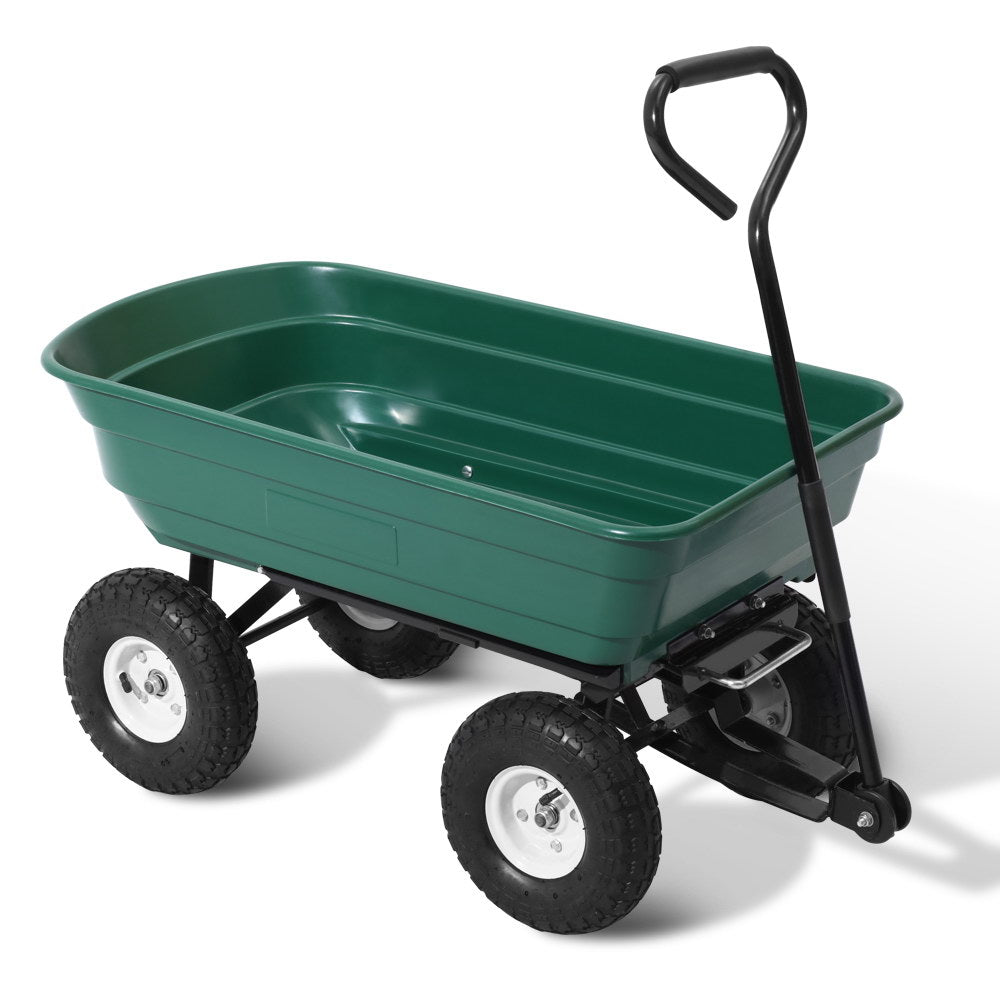 gardeon-75l-garden-dump-cart-green