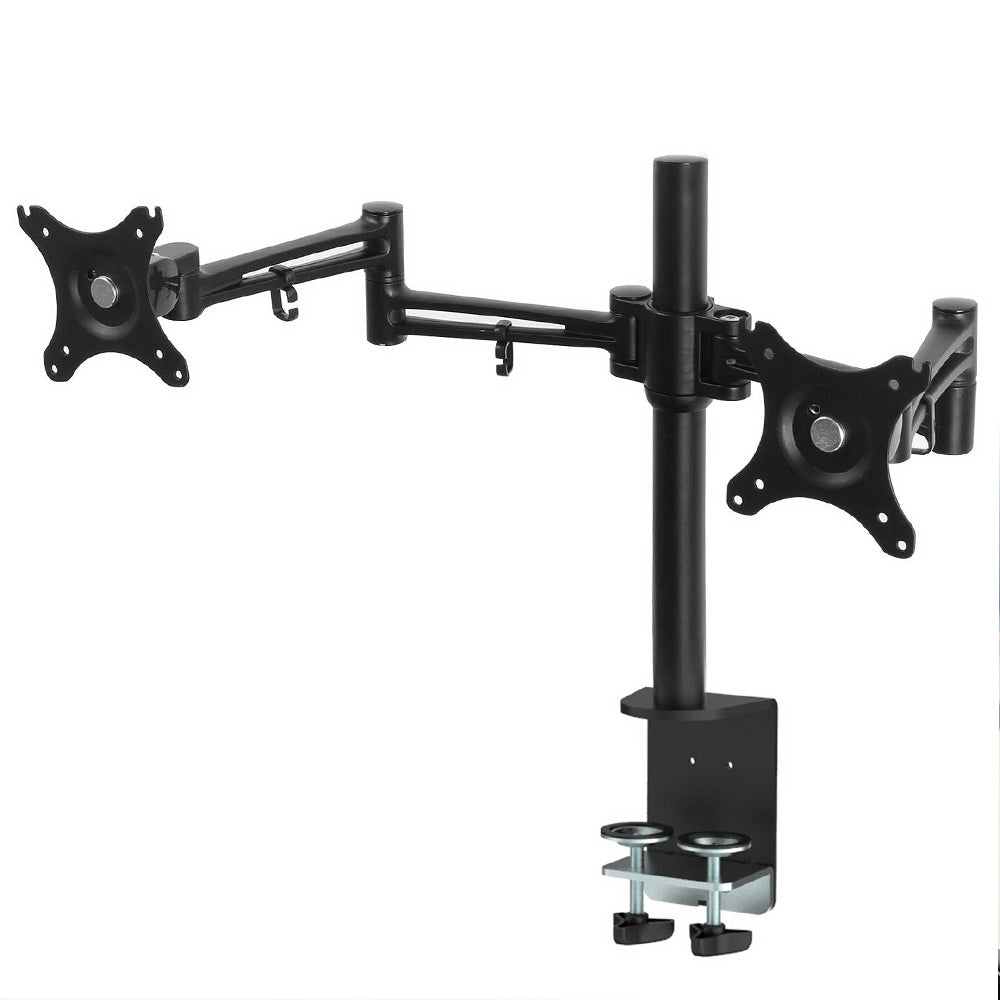 artiss-monitor-arm-mount-dual-black
