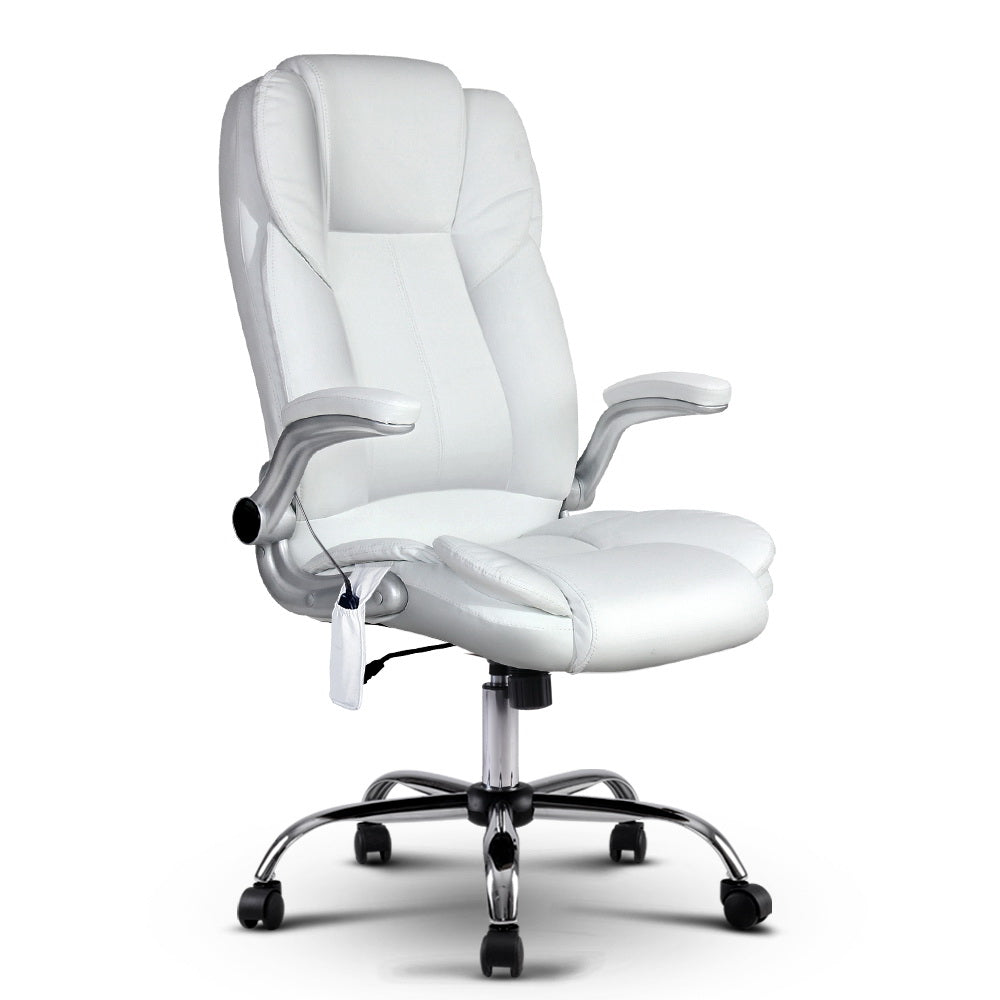 pu-leather-8-point-massage-office-chair-white