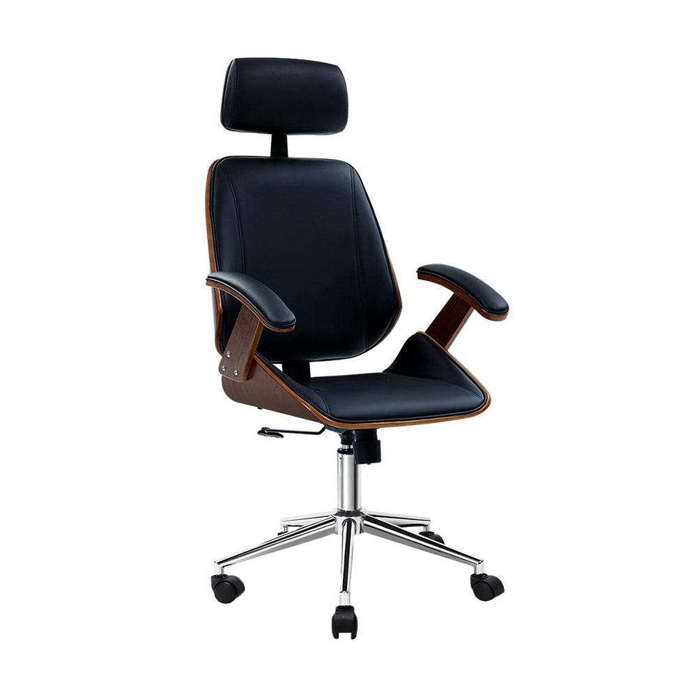 artiss-wooden-office-chair-computer-gaming-chairs-executive-leather-black