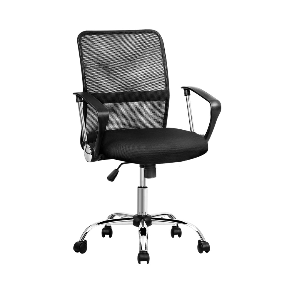 artiss-office-chair-gaming-chair-computer-mesh-chairs-executive-mid-back-black-1