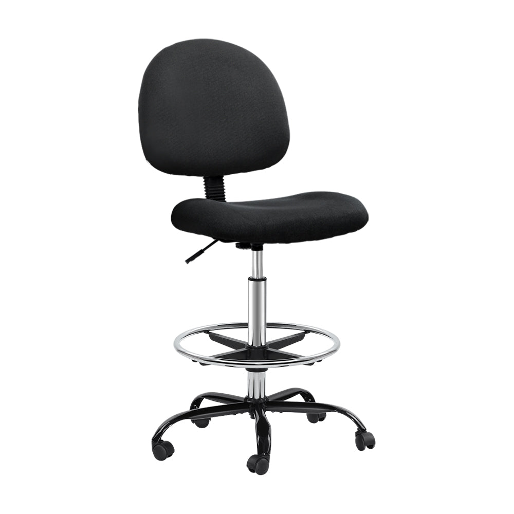 artiss-office-chair-veer-drafting-stool-fabric-chairs-black