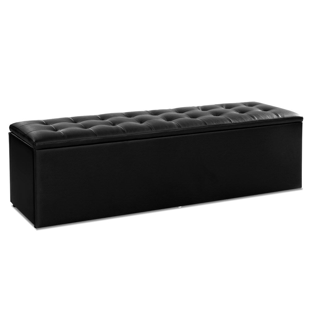 artiss-storage-ottoman-blanket-box-black-large-leather-rest-chest-toy-foot-stool