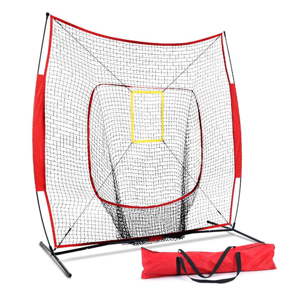 everfit-portable-baseball-training-net-stand-softball-practice-sports-tennis