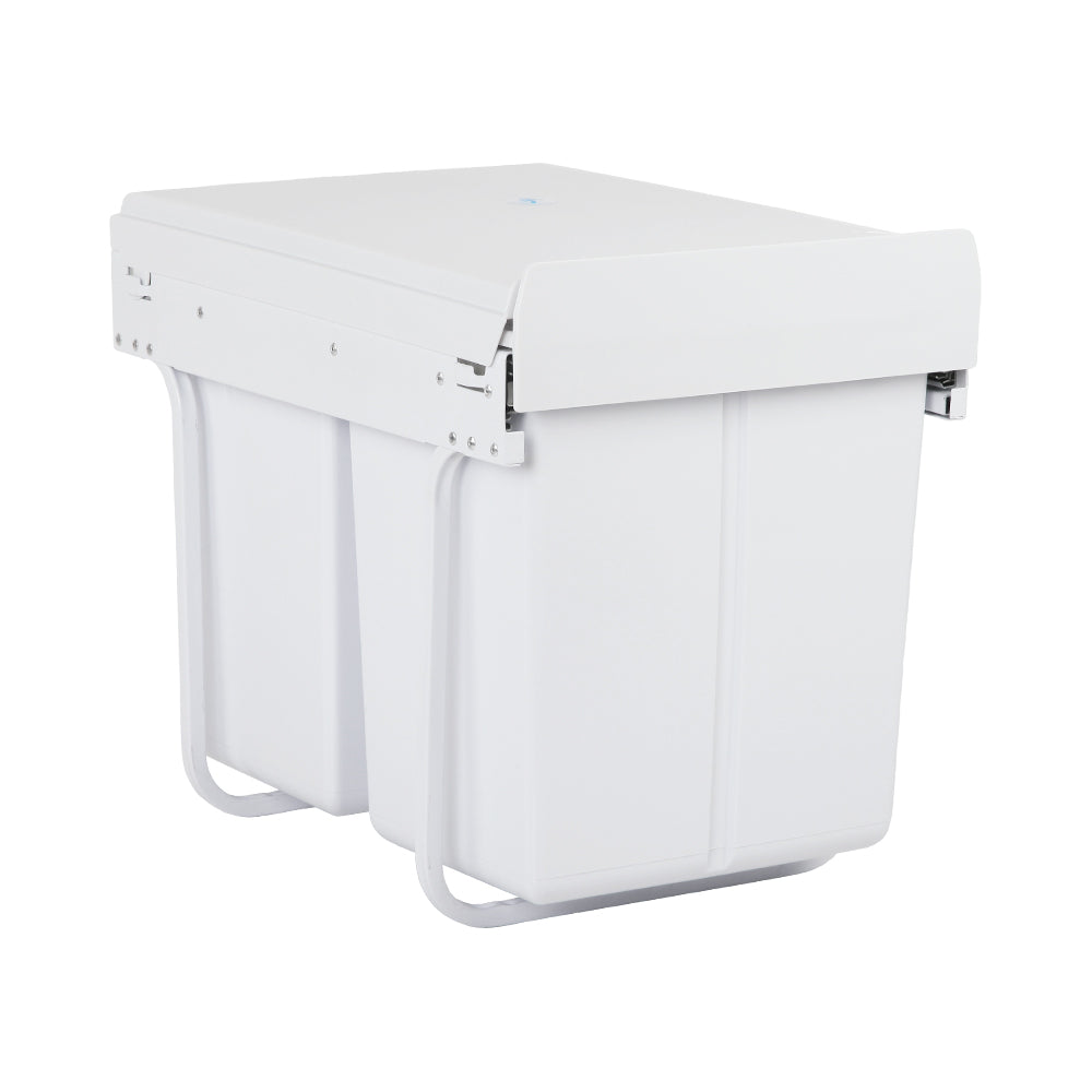 cefito-2x20l-pull-out-bin-white