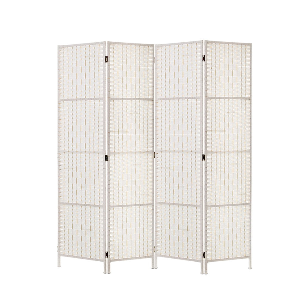 artiss-4-panel-room-divider-screen-privacy-timber-foldable-dividers-stand-white