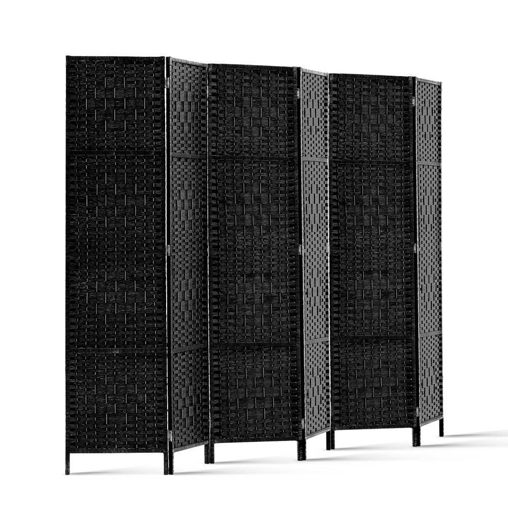 artiss-6-panel-room-divider-screen-privacy-timber-foldable-dividers-stand-black
