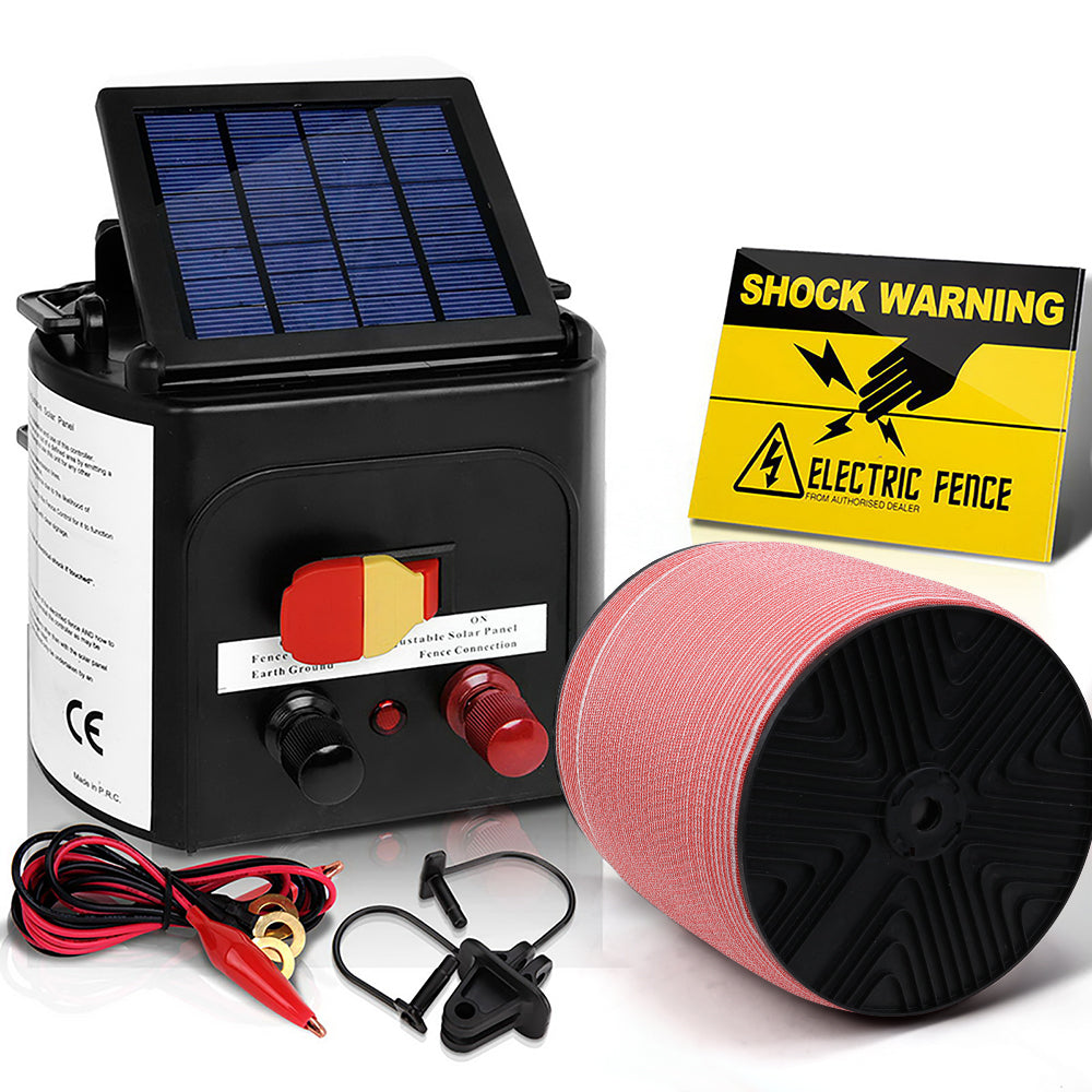 giantz-electric-fence-energiser-5km-solar-powered-0-15j-set-1200m-tape