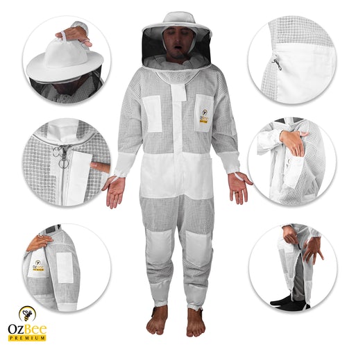 ozbee-premium-full-suit-3-layer-mesh-ultra-cool-ventilated-round-head-beekeeping-protective-gear-size-xl