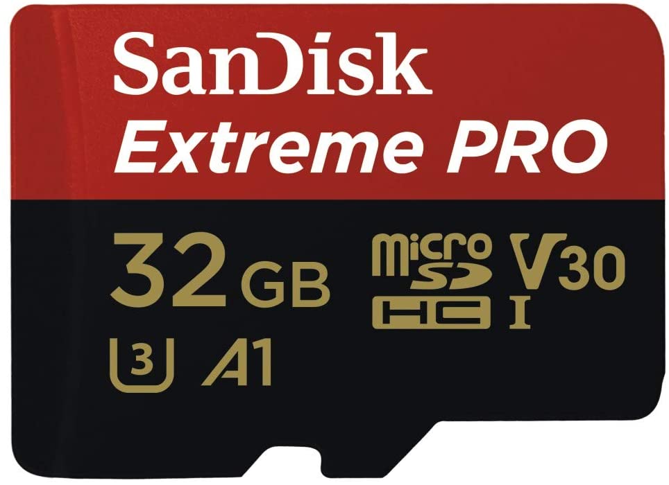 sandisk-32gb-sandisk-extreme-pro-microsdhc-sqxcg-v30-u3-c10-a1-uhs-1-100mb-s-r-90mb-s-w-4x6-sd-adaptor-android-smartphone-action-camera-drones