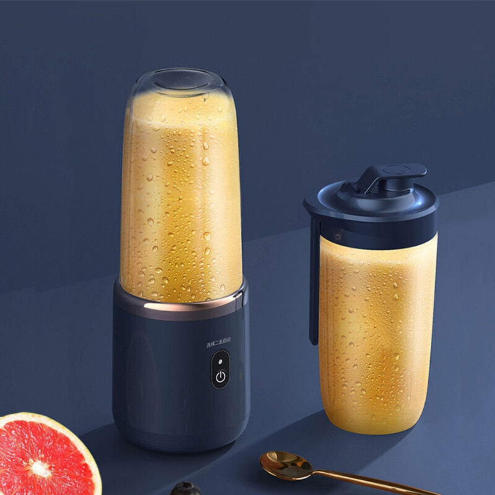 Portable USB Electric Fruit Juicer Blender Smoothie Maker - Blue or Pink