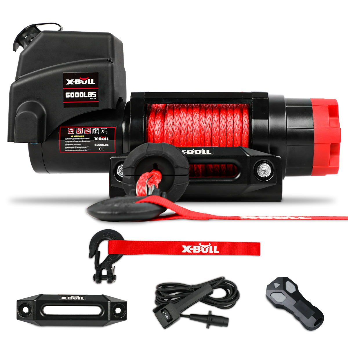 x-bull-electric-winch-6000lbs-12v-boat-synthetic-rope-wireless-remote-4wd-atv-utv