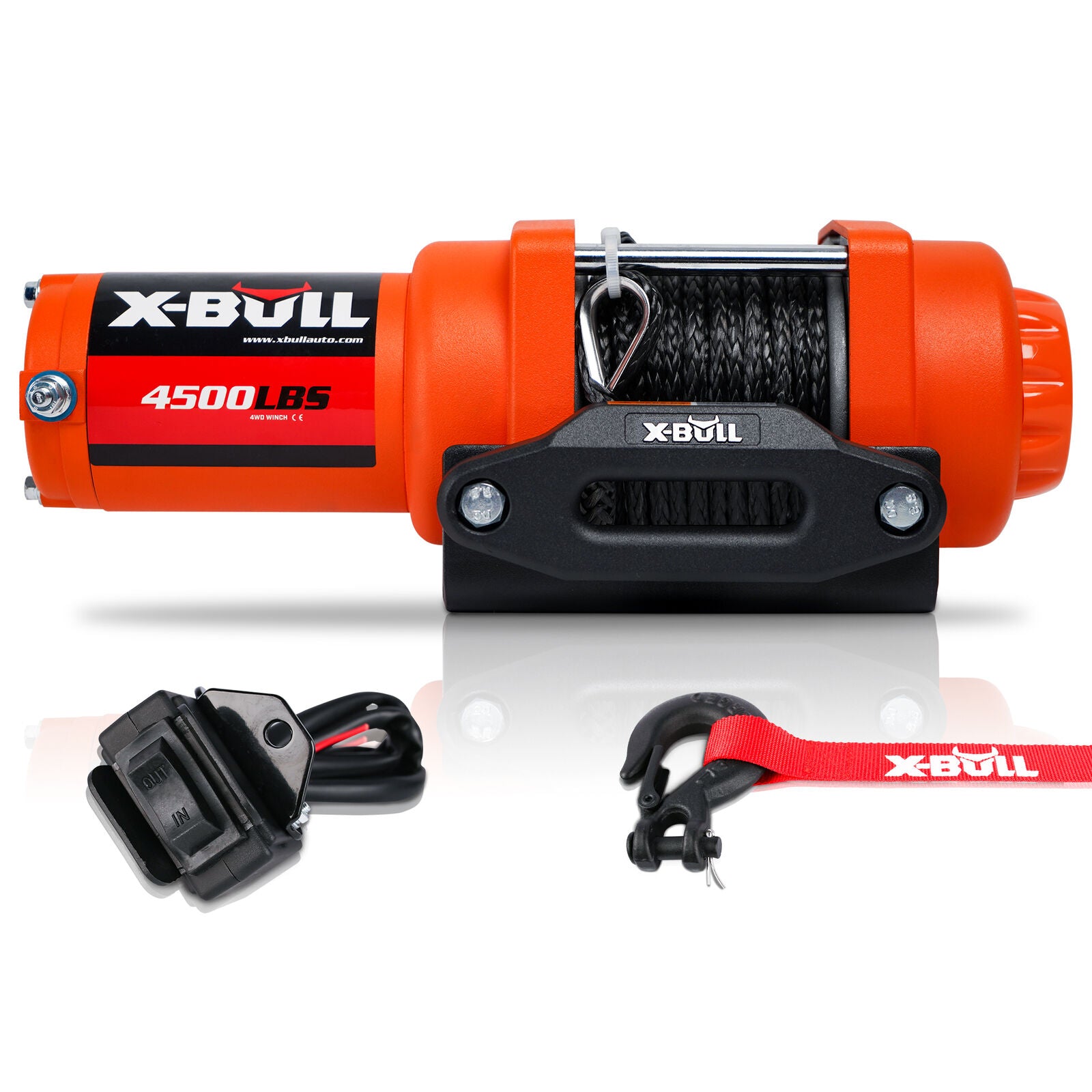 x-bull-electric-winch-12v-synthetic-rope-4500lbs-wireless-remote-atv-utv-2041kg