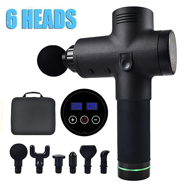 powerful-6-heads-lcd-massage-gun-percussion-vibration-muscle-therapy-deep-tissue-black