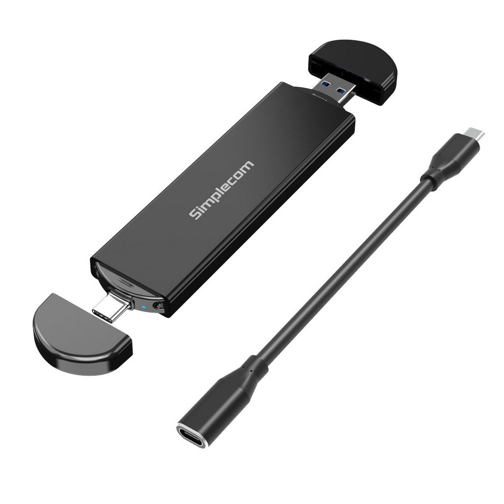 simplecom-se522-nvme-sata-m-2-ssd-to-usb-3-2-gen-2-dual-usb-connector-enclosure