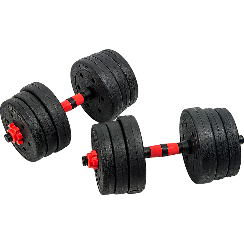 20kg-adjustable-rubber-dumbbell-set-barbell-home-gym-exercise-weights