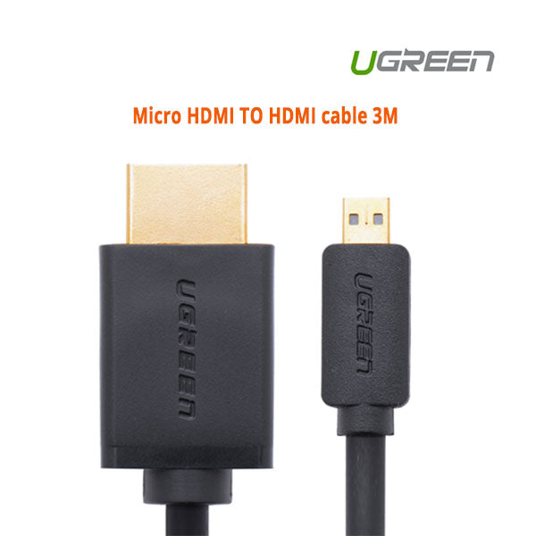 ugreen-micro-hdmi-to-hdmi-cable-3m-30104
