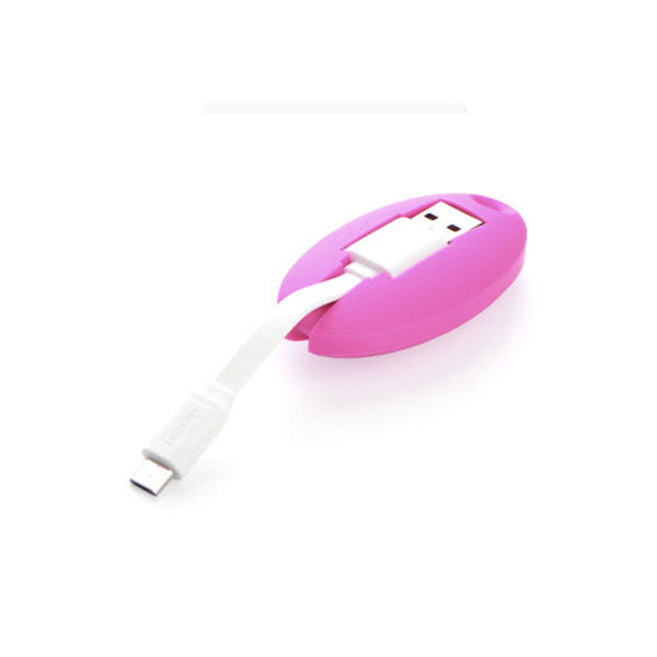 ugreen-usb-to-micro-usb-key-chain-cable-pink-30310