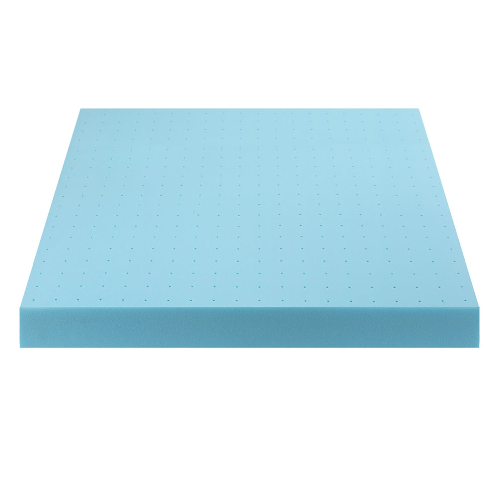 Giselle 12cm Memory Foam Mattress Topper Ventilated Cool Gel Bamboo Cover Double
