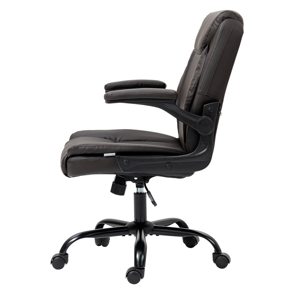 Artiss Executive Office Chair Mid Back Brown