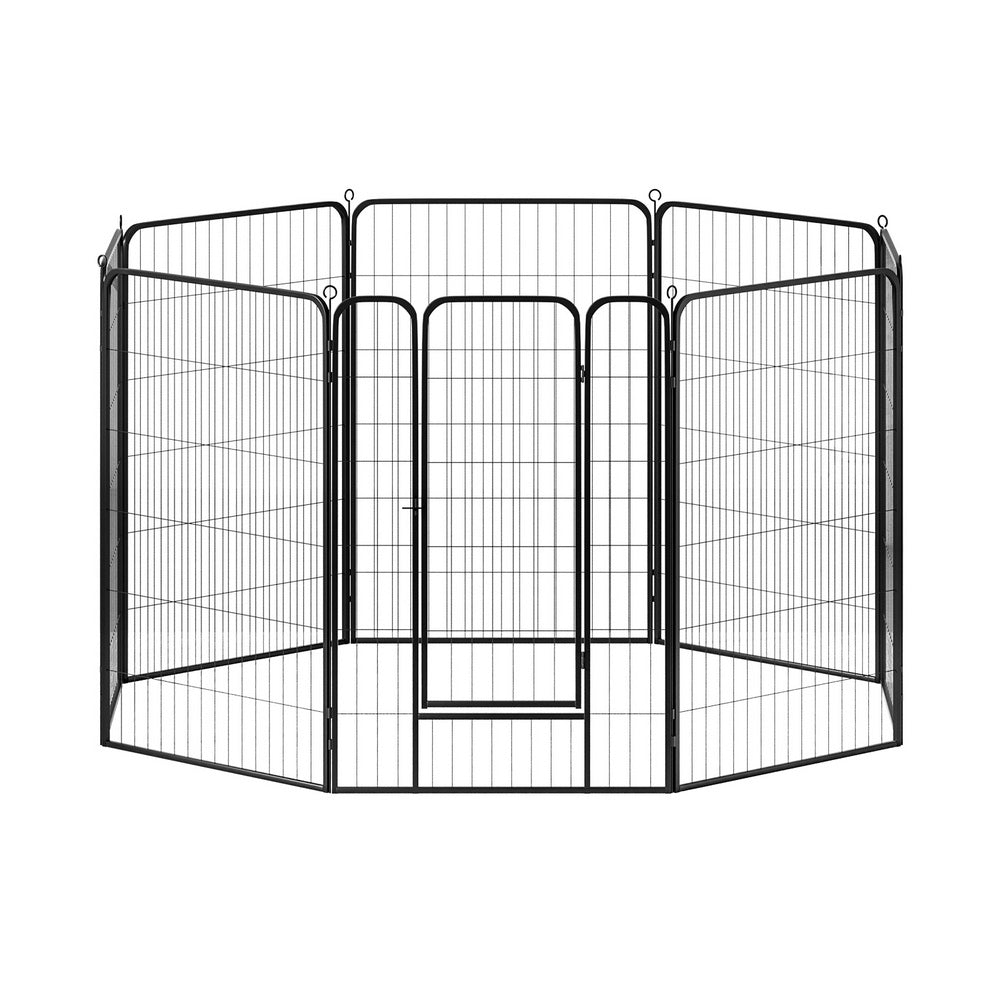 i.Pet Pet Dog Playpen 48" Enclosure 8 Panel Cage Kennel Puppy Fence Play Pen
