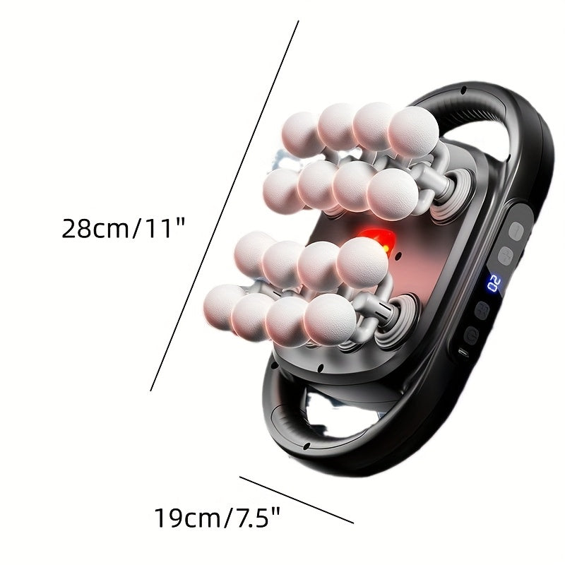 9 Massage Modes 30 Intensity Levels High Power Deep Tissue Massager Muscle Awakening Relaxation and Recovery Portable Muscle Gun for Fitness