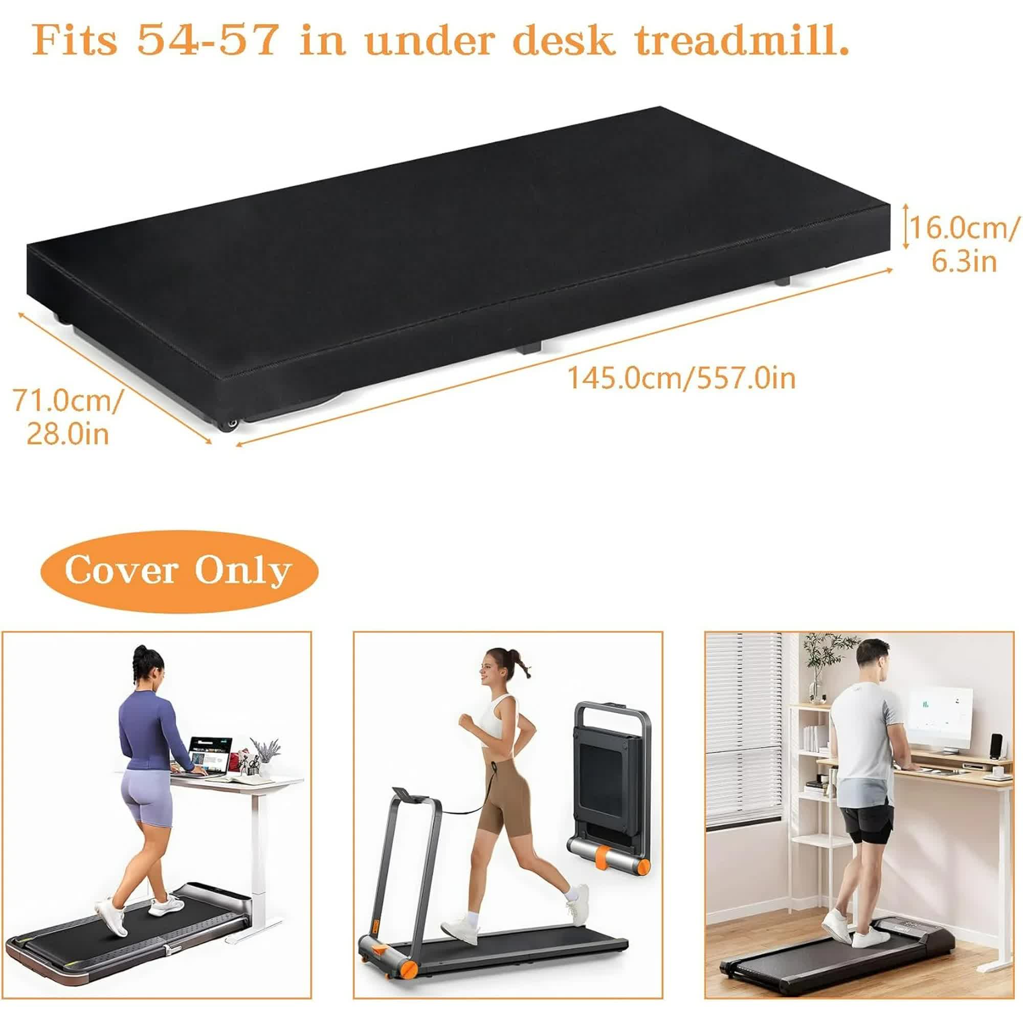 Walking Pad Cover, Waterproof and Dustproof Under Desk Treadmill Cover, Fit for 54-57 Inch Portable Folding Treadmill Home & Office