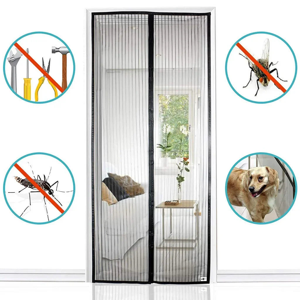 Magnetic Mosquito Net Door Screen 100x210cm