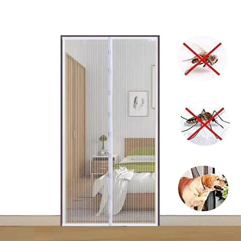Magnetic Mosquito Net Door Screen 120x210cm