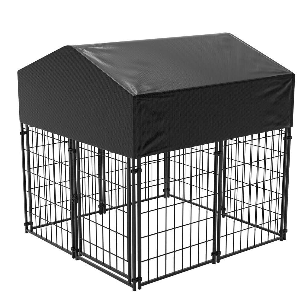 Extra Large Welded Wire Dog Kennel Outdoor Heavy Duty Crate Cage