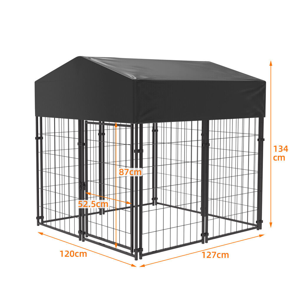 Extra Large Welded Wire Dog Kennel Outdoor Heavy Duty Crate Cage
