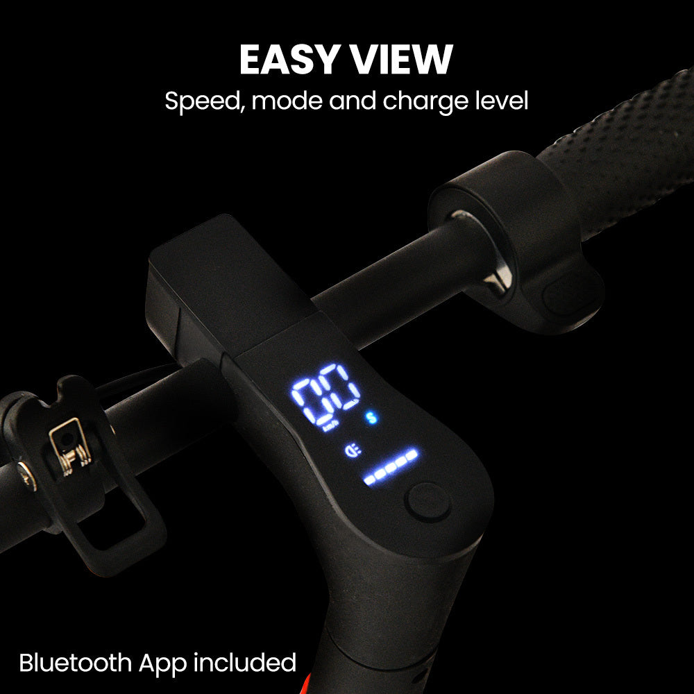 ALPHA Urban 10 Electric Scooter, 35km/h, Suspension, 35km Range, 10-Inch Wheels, Brushless Motor, Free APP, Motorised Commuter eScooter for Adults, Grey