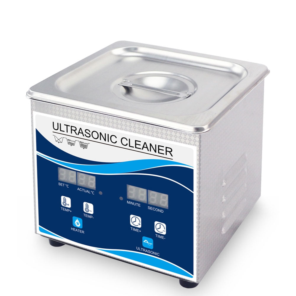 1.3L Digital Ultrasonic Cleaner Jewelry Ultra Sonic Bath Degas Parts Cleaning