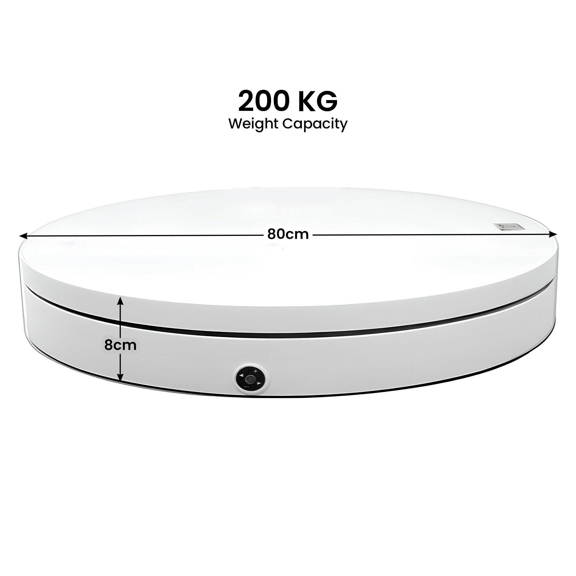 Christabelle 80cm 200kg Commercial Electric Display Turntable Motorised White